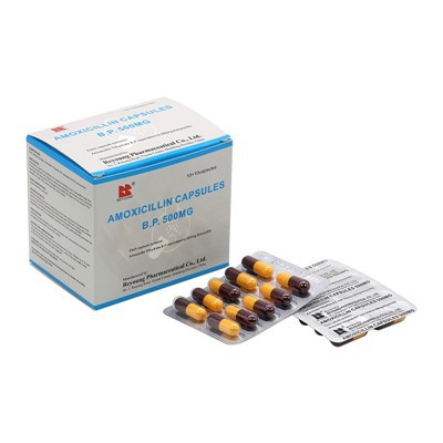 Amoxicilin v kapslích